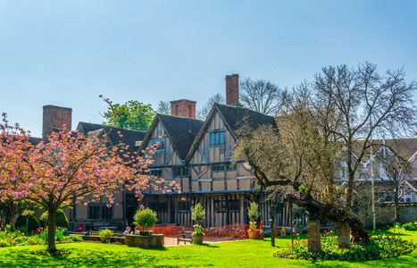 s Croft gardens in Stratford upon Avon, Englan