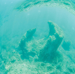 海礁水下背景单元隔离