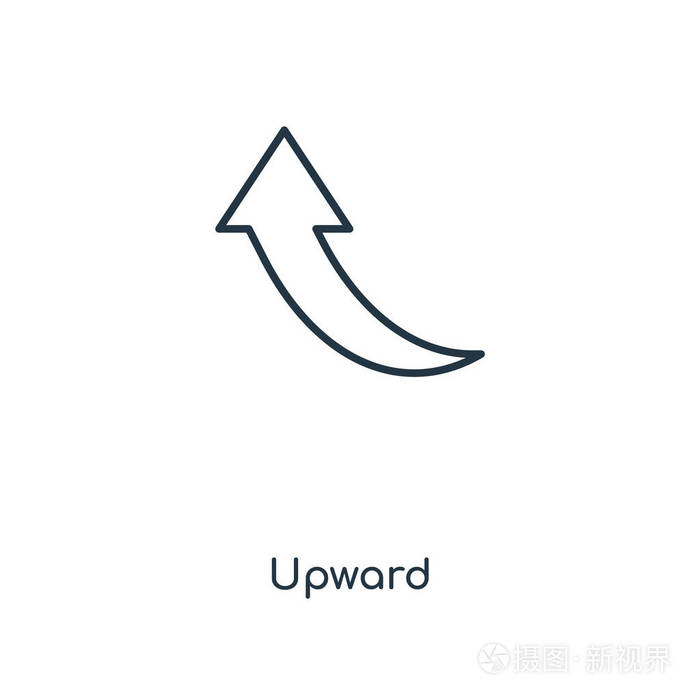向上矢量图标简单和现代平面符号的网站移动标志应用程序ui.