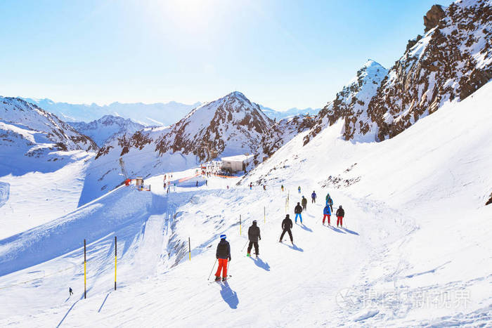 深圳阿尔卑斯山滑雪场图片