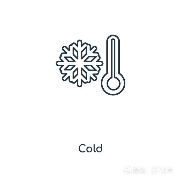 冷图标矢量插图eps插画-正