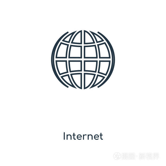 互联网矢量图标简单和现代平面符号的网站移动标志应用程序ui.