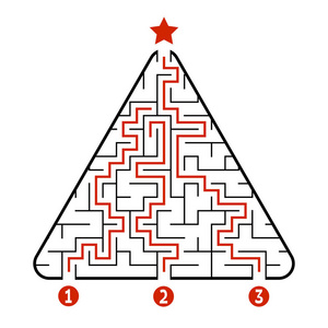 新的一年迷宫图片