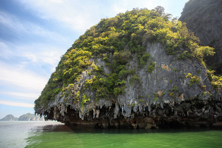 热带海洋景观的风景