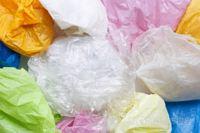 五颜六色的塑料袋