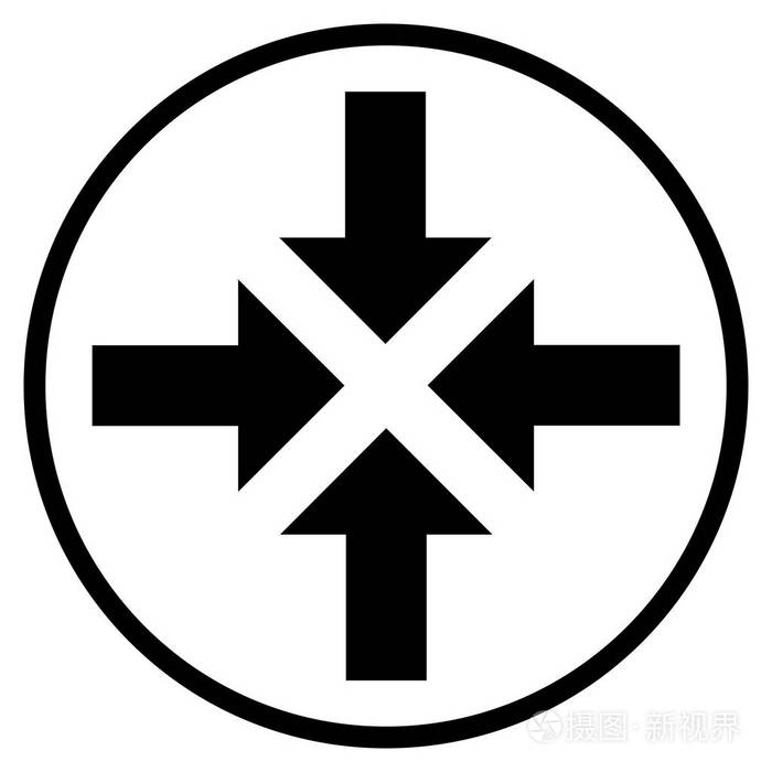 标志交通租车或交通的平板图标向左箭头符号用于导航的圆形平面图标