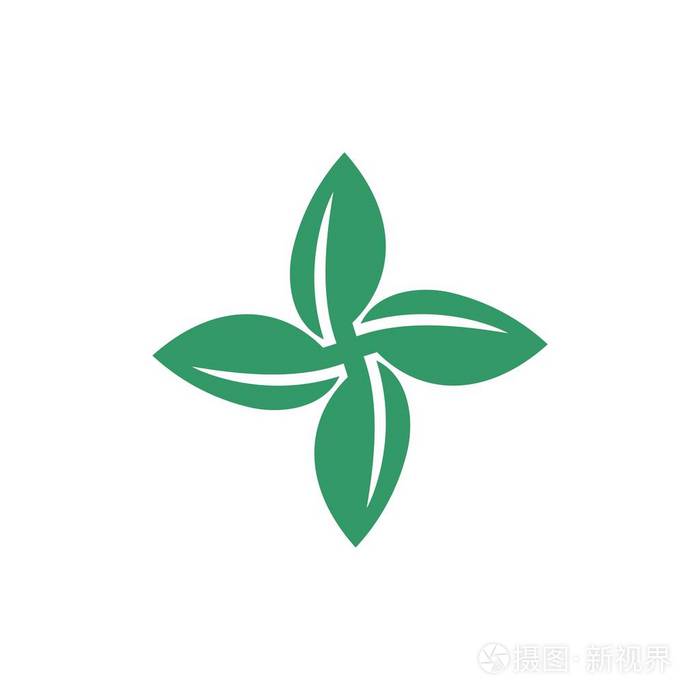 花卉观赏标志模板