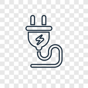 插头矢量图标简单和现代平面符号的网站,移动,标志,应用程序,ui.