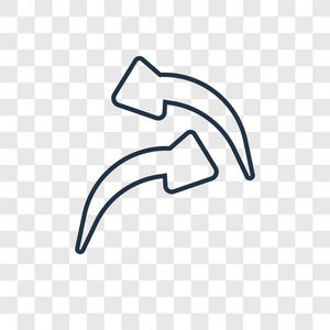 反向矢量图标简单和现代平面符号的网站,移动,标志,应用程序,ui.