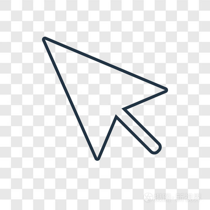 光标矢量图标简单和现代平面符号的网站,移动,标志,应用程序,ui.