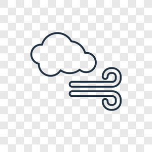 风矢量图标简单和现代平面符号的网站移动标志应用程序ui.