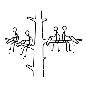 漫画动画树图片