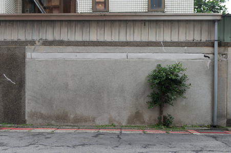 街道墙背景图片