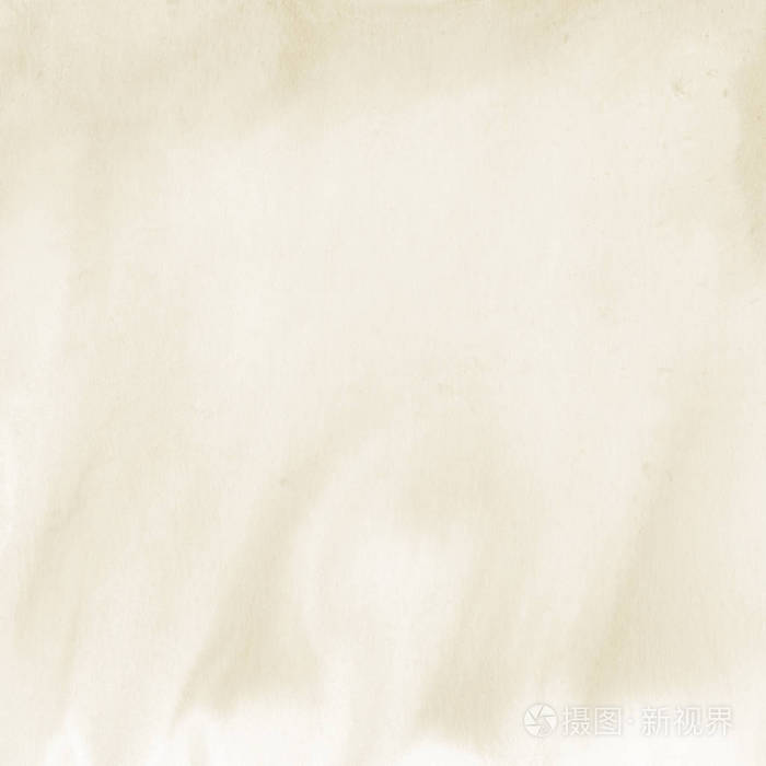 米色水彩颜料纹理,抽象背景
