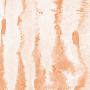 橙色水彩颜料纹理，抽象背景