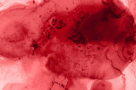 红色墨水污渍纹理抽象背景图片