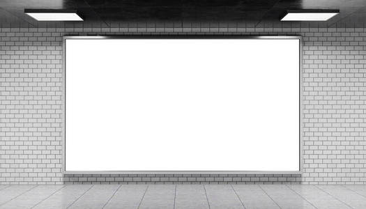 光明地铁站3D渲染广告广告牌