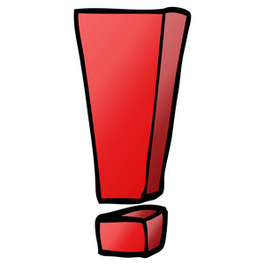 感叹号卡通图片