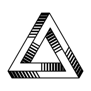 无限的三角形图片