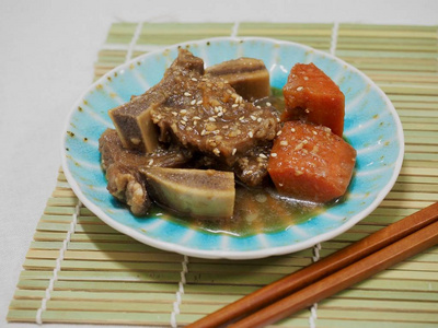 韩国菜红烧短肋牛排