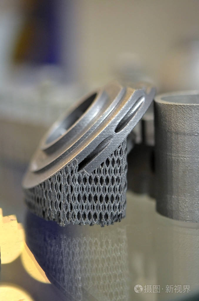 打印在金属3d打印机上的对象在激光烧结机中创建的模型关闭dmlsslmsls