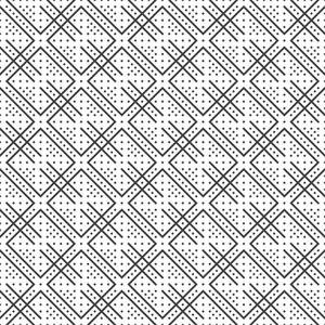 无缝图案。现代优雅的质感。定期重复几何瓷砖与小菱形，钻石，条。图形设计的矢量元素。