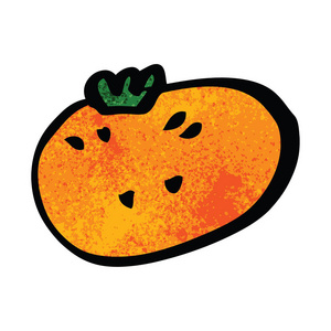 卡通涂鸦柑橘橘子图片