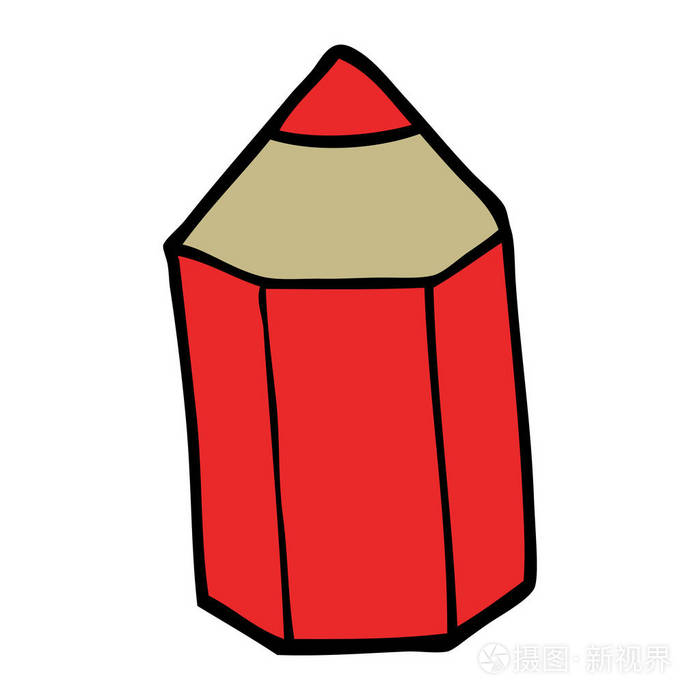 卡通涂鸦彩色铅笔