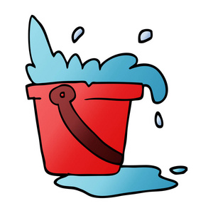 卡通水桶图片