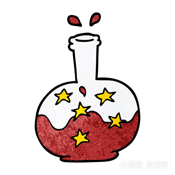 卡通涂鸦魔法药水插画-正版商用图片147fqc-摄图新视界