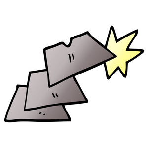 曲线刀片卡通涂鸦工作刀片照片