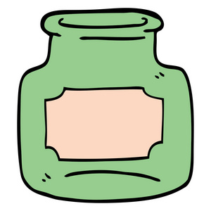 卡通罐子素材图片