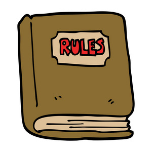 卡通涂鸦规则书