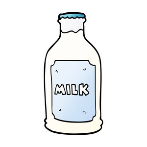 卡通涂鸦奶瓶