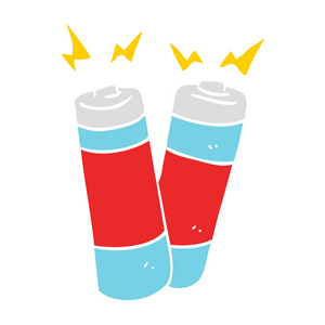 彩色电池简笔画图片