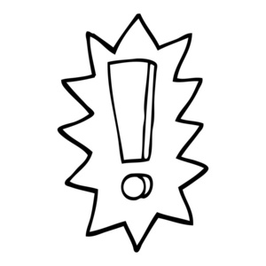 感叹号卡通图片