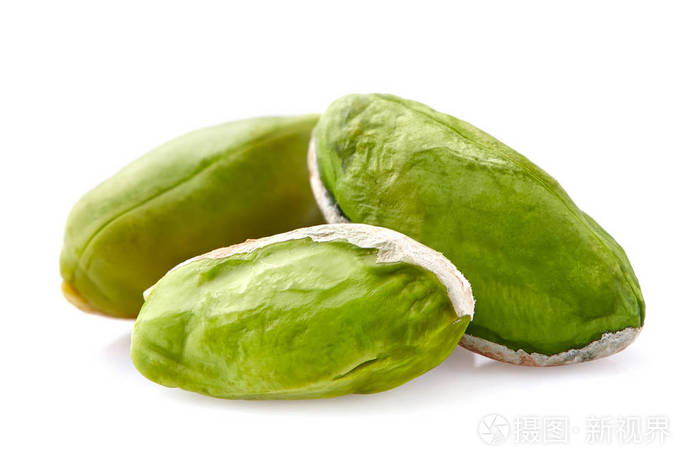 绿色开心果仁特写