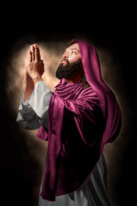 耶稣祝福手势图片