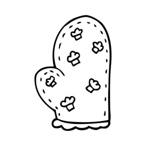 烤箱手套图片-烤箱手套素材-烤箱手套插画-摄图新视界