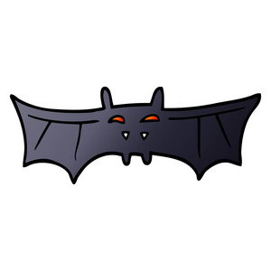 卡通涂鸦吸血鬼蝙蝠图片