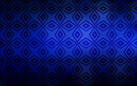 深蓝色矢量纹理矩形风格。 带有矩形形状的闪光抽象插图。 模板可以用作背景。