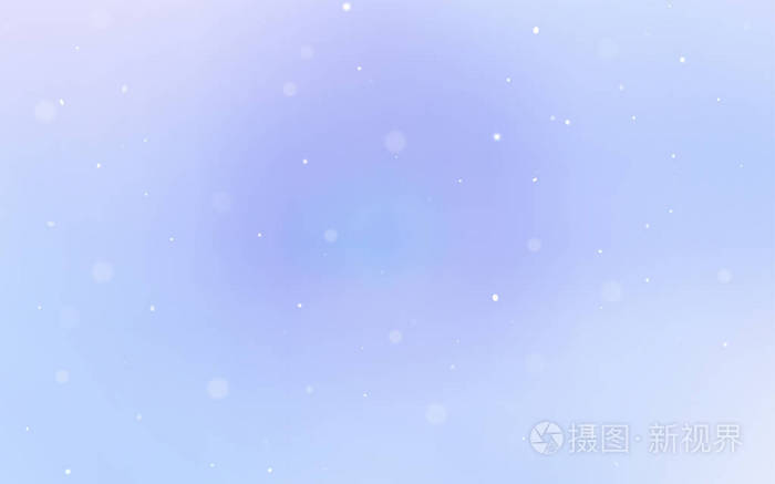 浅紫色矢量覆盖有斑点.彩色梯度抽象背景上模糊的气泡.