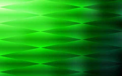 浅绿色矢量无缝模板与晶体，矩形。现代抽象插图与彩色长方形。图案设计面料，壁纸。