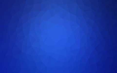 浅蓝矢量多边形图案。闪亮的多边形插图，由三角形组成。您的网站的多边形设计。