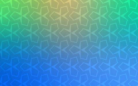 浅蓝绿色矢量纹理矩形风格。 插图与一组五颜六色的矩形。 广告单张图案