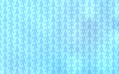 浅蓝色矢量布局与线条三角形。 现代抽象插图与彩色三角形。 壁纸模板。
