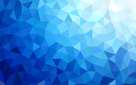 深蓝色矢量多边形图案。 一种完全新的多边形风格的彩色插图。 全新的风格为您的业务设计。