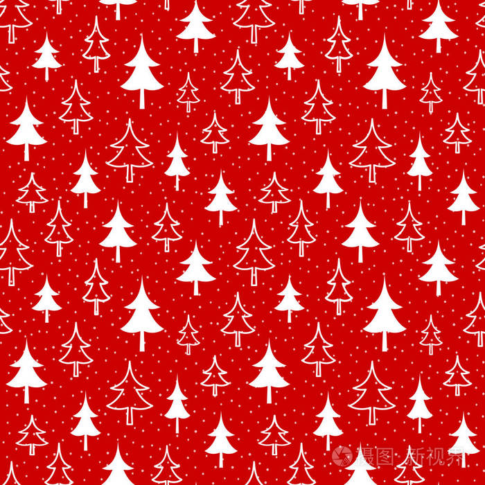 圣诞节无尽的纹理壁纸,网页,背景包装纸等.