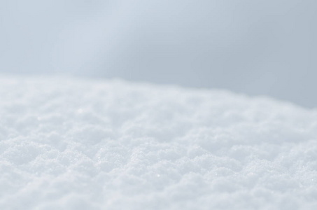 背景的清新雪质地..雪白的表面。雪花纹理照片