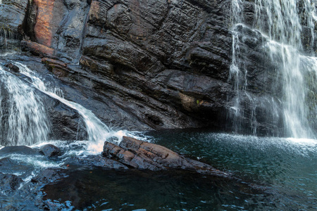 s Falls in the Horton Plains National Park, Sri Lanka.